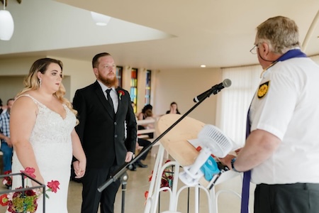 Wedding ceremony by Dr. Gerrit Rademeyer in Groblersbrug