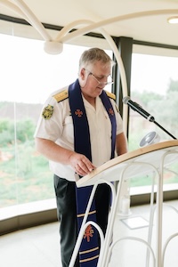 Wedding ceremony by Dr. Gerrit Rademeyer in Groblersbrug