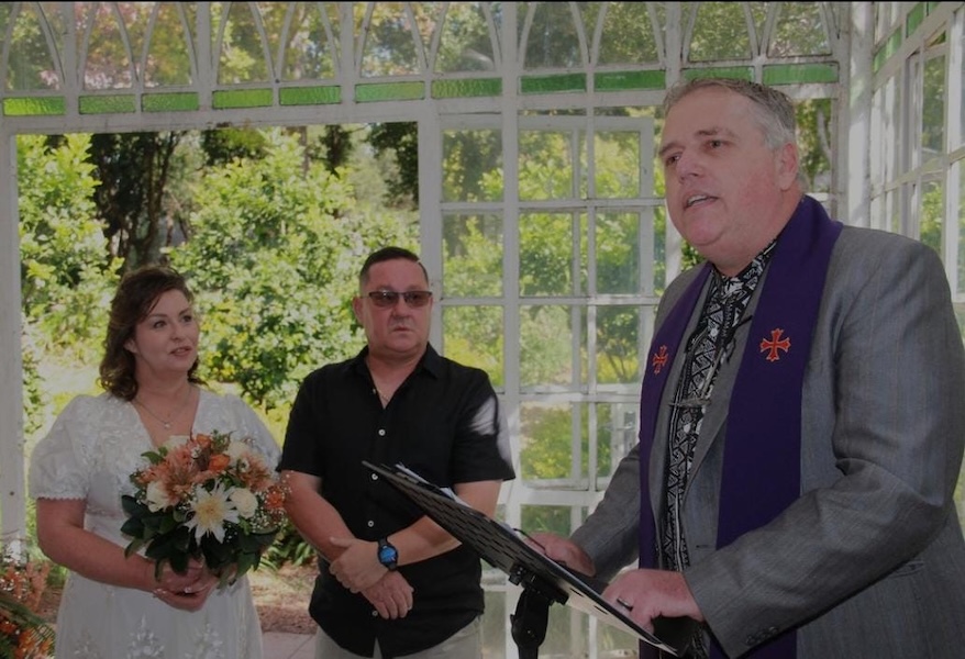 Wedding ceremony by Dr. Gerrit Rademeyer in Groblersbrug