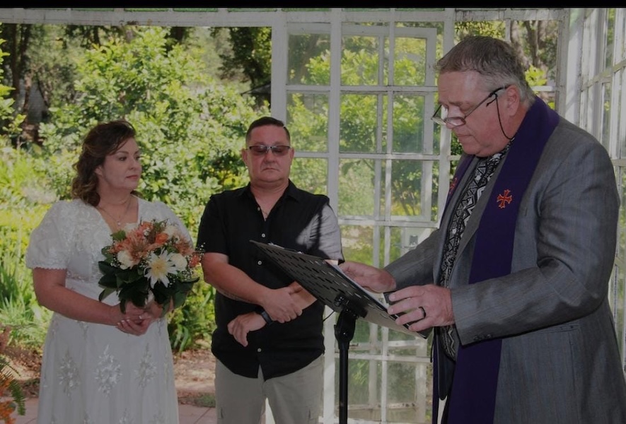 Wedding ceremony by Dr. Gerrit Rademeyer in Groblersbrug