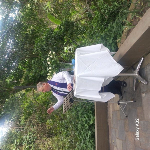 Wedding ceremony by Dr. Gerrit Rademeyer in Groblersbrug