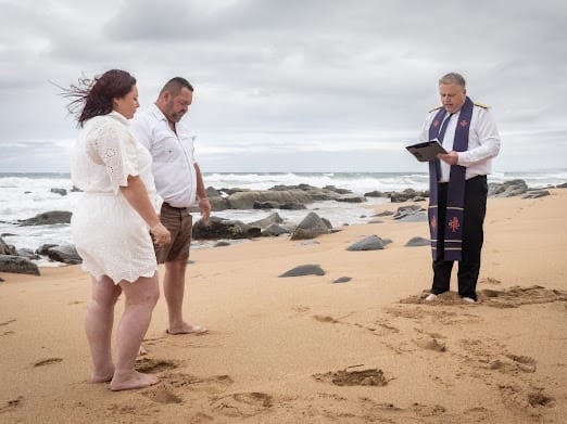 Wedding ceremony by Dr. Gerrit Rademeyer in Groblersbrug
