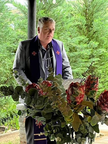 Wedding ceremony by Dr. Gerrit Rademeyer in Groblersbrug