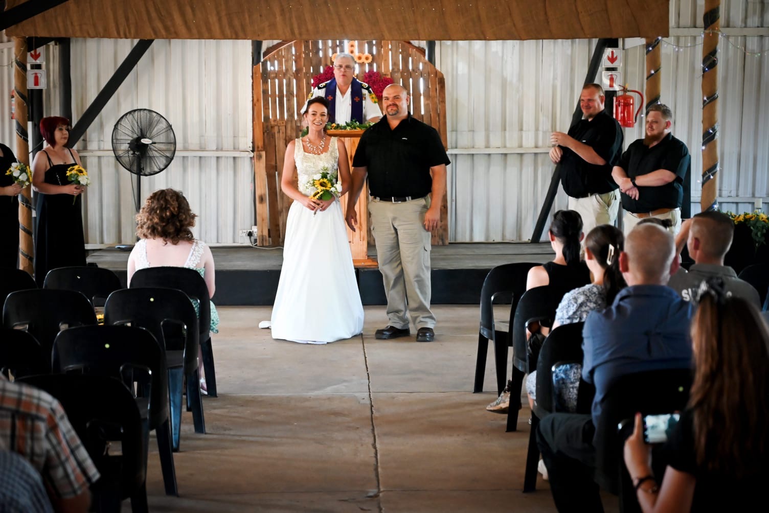 Wedding ceremony by Dr. Gerrit Rademeyer in Groblersbrug