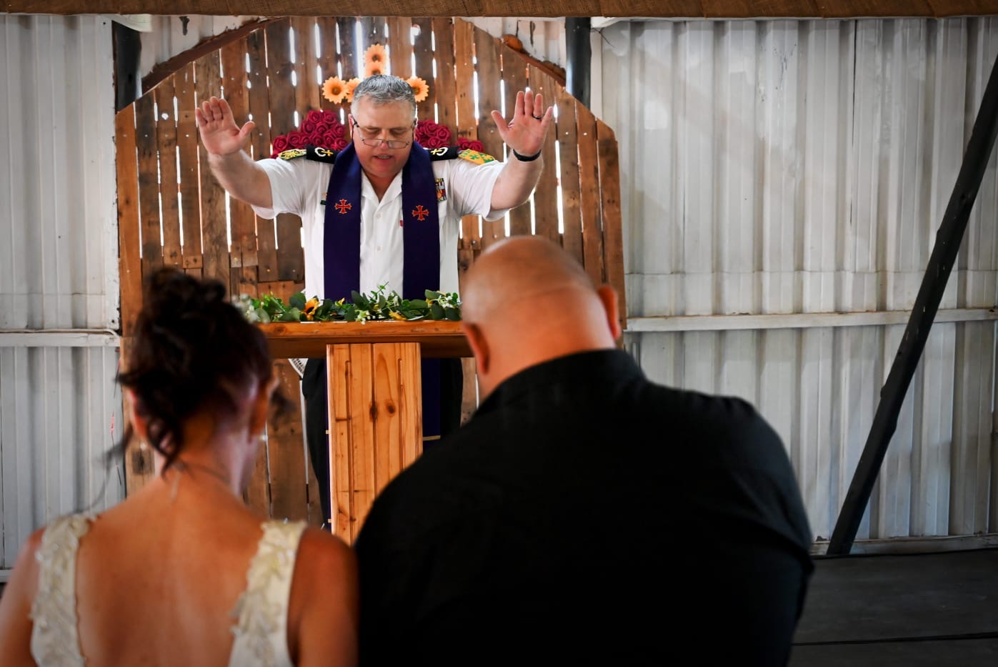 Wedding ceremony by Dr. Gerrit Rademeyer in Groblersbrug